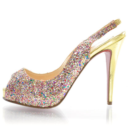 Christian Louboutin Glitter No Prive 120 Pumps 37.5 Multicolor 2 of 7