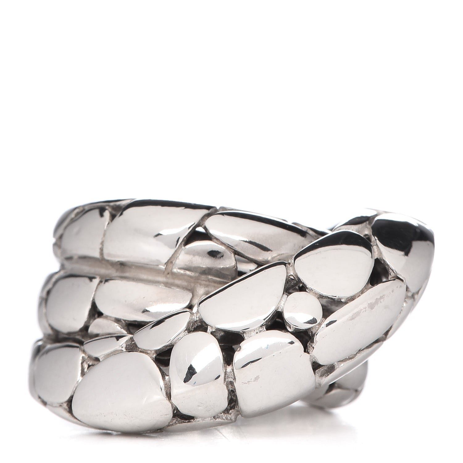 John Hardy Sterling Silver Kali Twist Ring 55 7.25 1 of 6