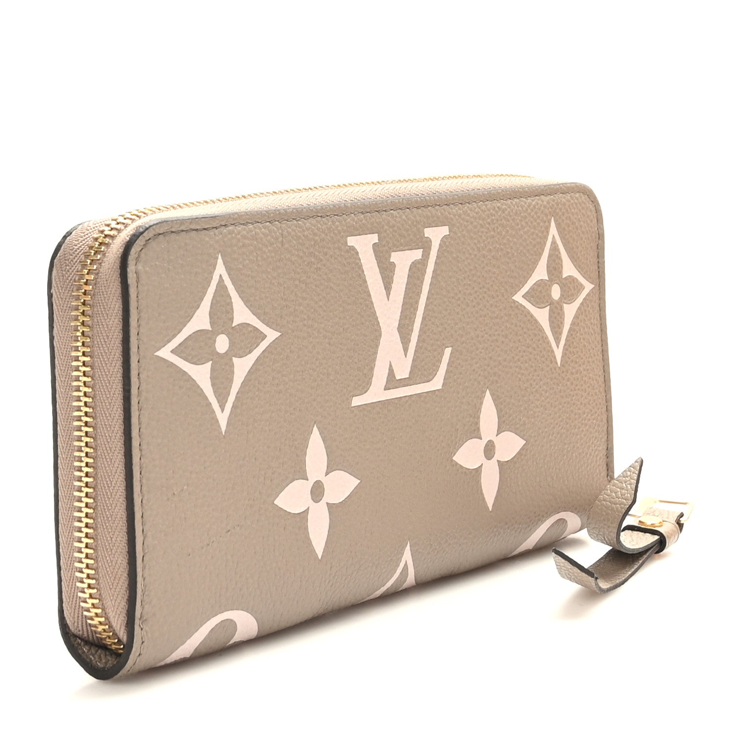 Louis Vuitton Empreinte Monogram Giant Zippy Wallet Tourterelle Creme 3 of 9