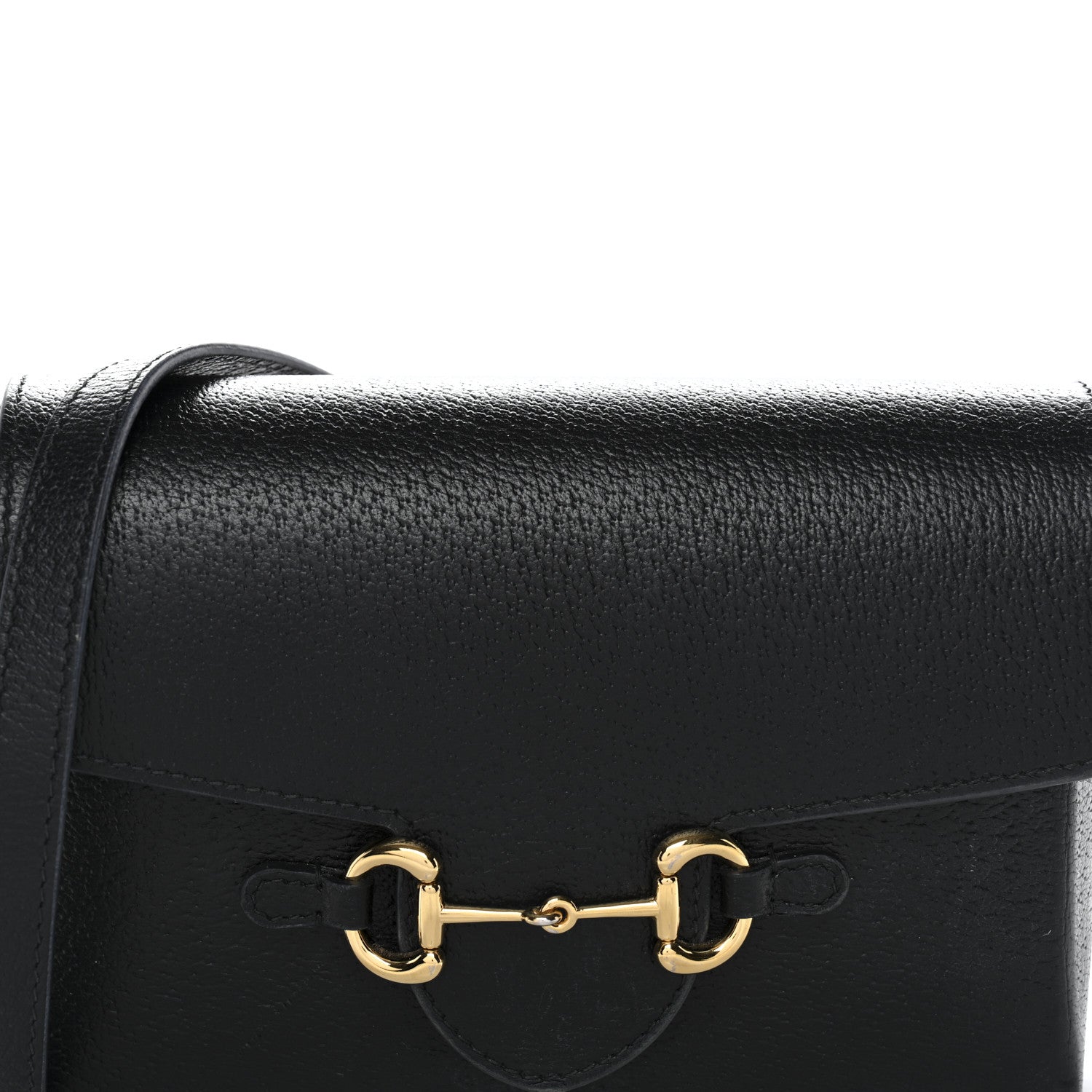 Gucci Calfskin Horsebit 1955 Shoulder Bag Black 8 of 11