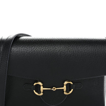 Gucci Calfskin Horsebit 1955 Shoulder Bag Black 8 of 11