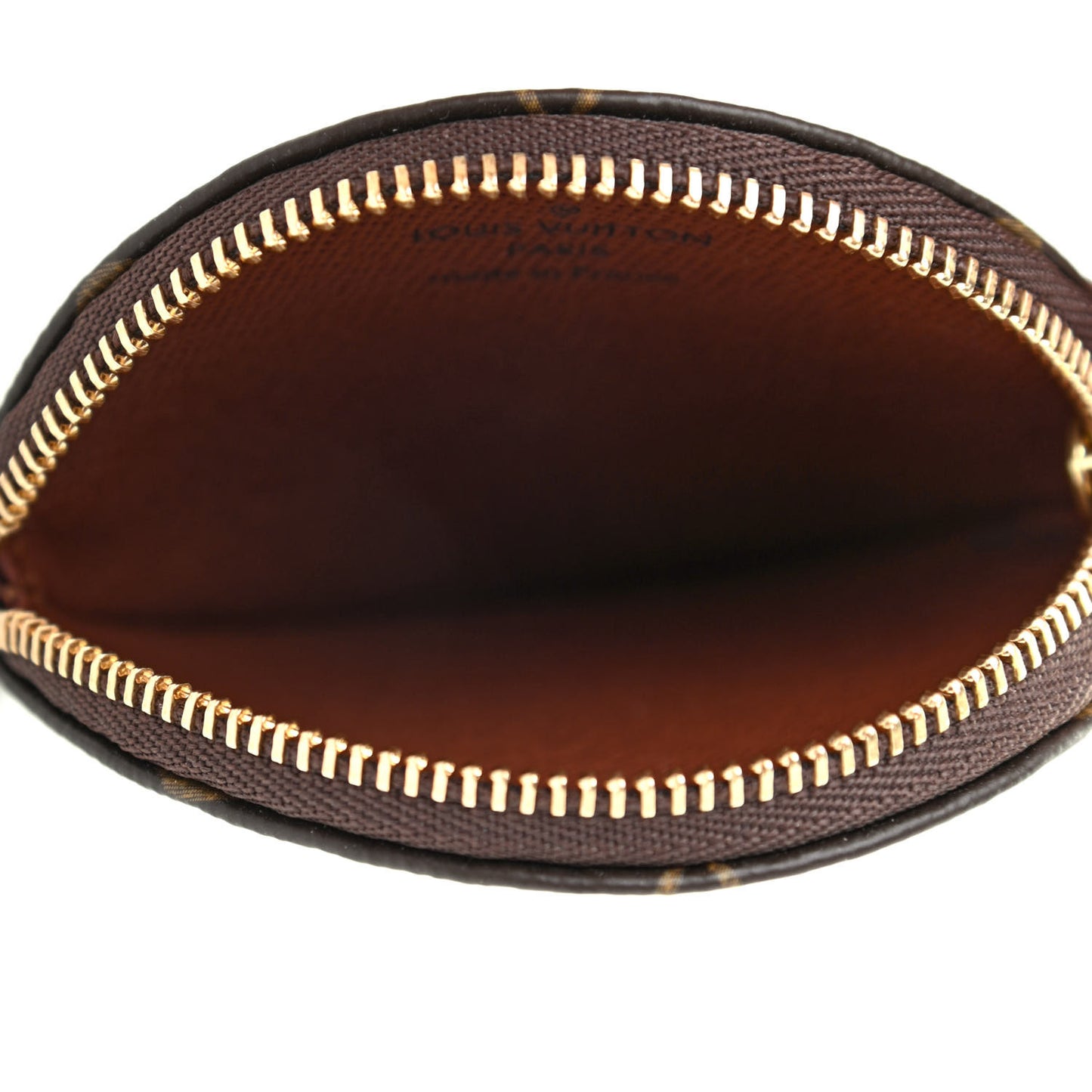 Monogram Round Coin Purse