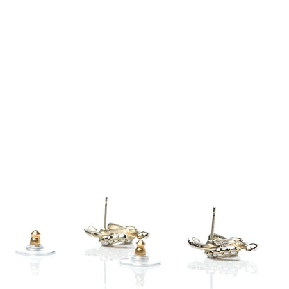 Chanel Pearl Queen of France CC Earrings Gold 3 of 5
