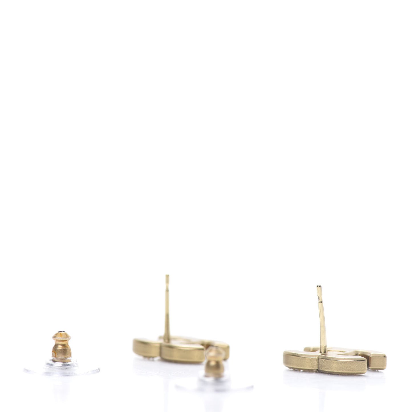 Crystal CC Earrings Gold