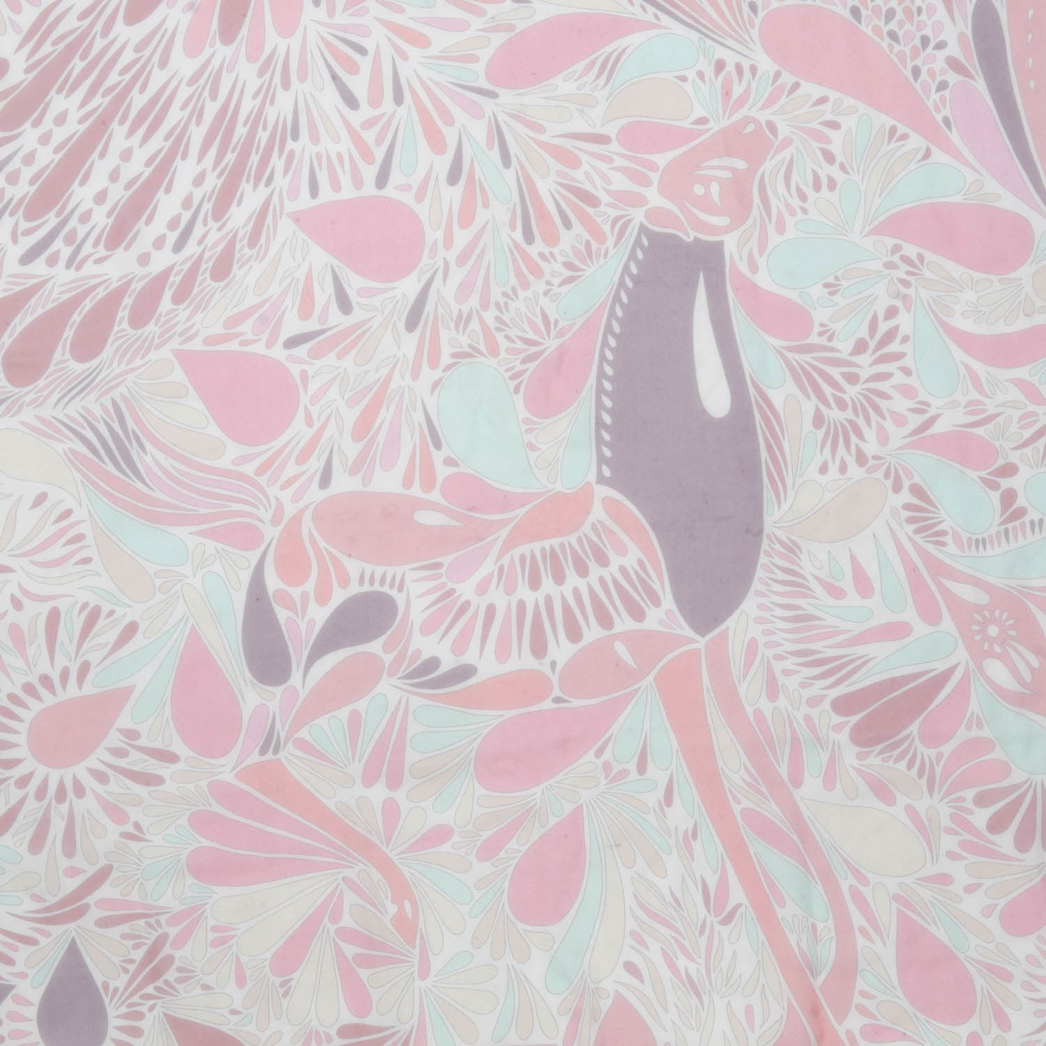 Hermes Mousseline Silk Millefleurs du Mexique Shawl 140 3 of 7
