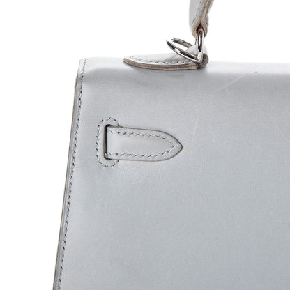 Hermes Box Nepal Kelly Sellier 25 Bleu Arctic 33 of 44