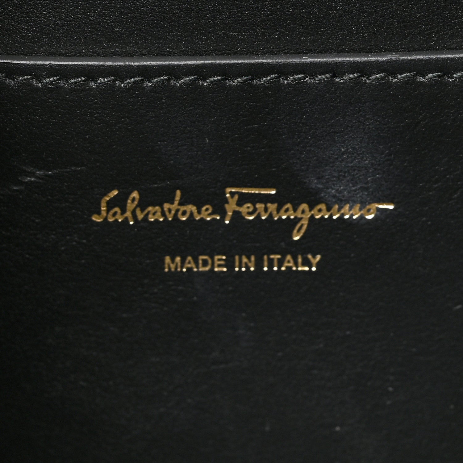 Salvatore Ferragamo Calfskin Quilted Gancini Backpack Black 6 of 9