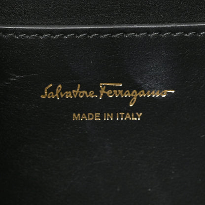 Salvatore Ferragamo Calfskin Quilted Gancini Backpack Black 6 of 9