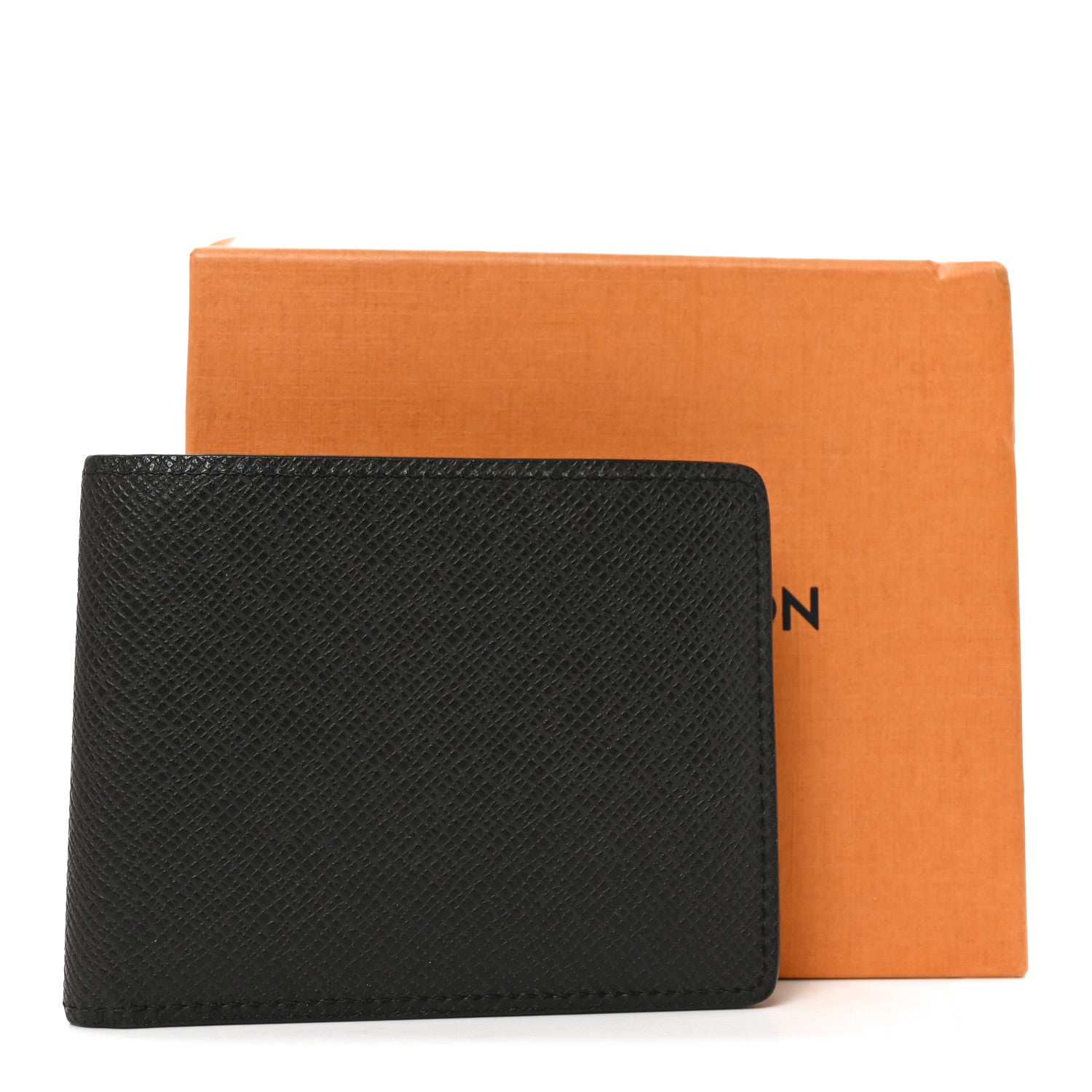 Louis Vuitton Taiga Slender Wallet Black 6 of 6