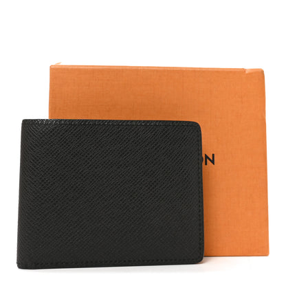 Louis Vuitton Taiga Slender Wallet Black 6 of 6