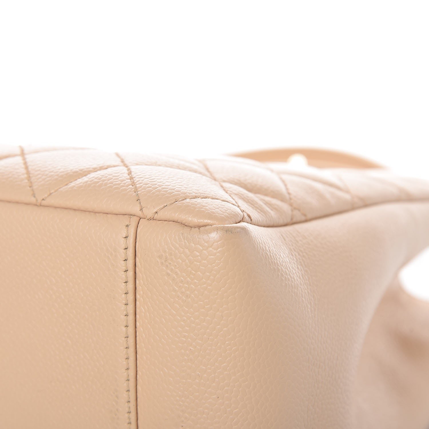 Chanel Caviar Quilted Grand Shopping Tote GST Beige Clair 9 of 12