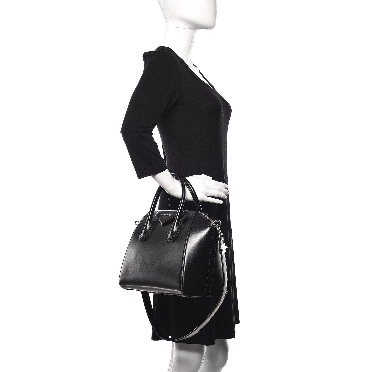 Givenchy Shiny Lord Calfskin Small Antigona Black 2 of 11