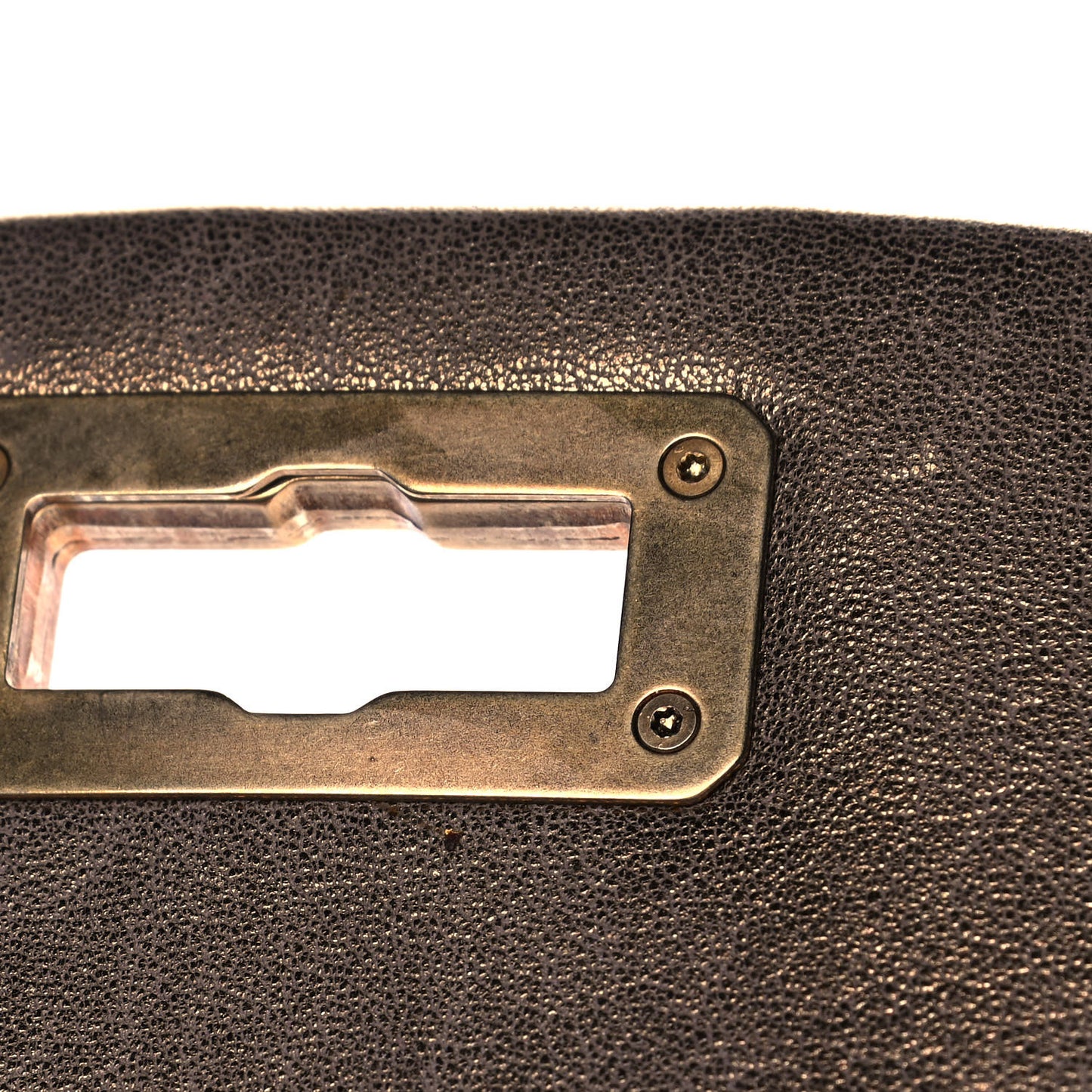 Metallic Lambskin Quilted Medium Happy Shoulder Bag Bronze