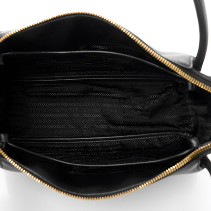 Prada Soft Calfskin Medium Darling Shoulder Bag Black 5 of 9