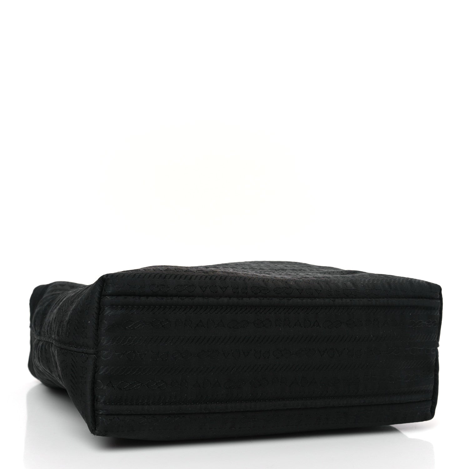 Prada Tessuto Nylon Jacquard Tote Black 4 of 8