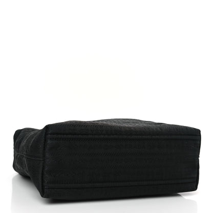 Prada Tessuto Nylon Jacquard Tote Black 4 of 8