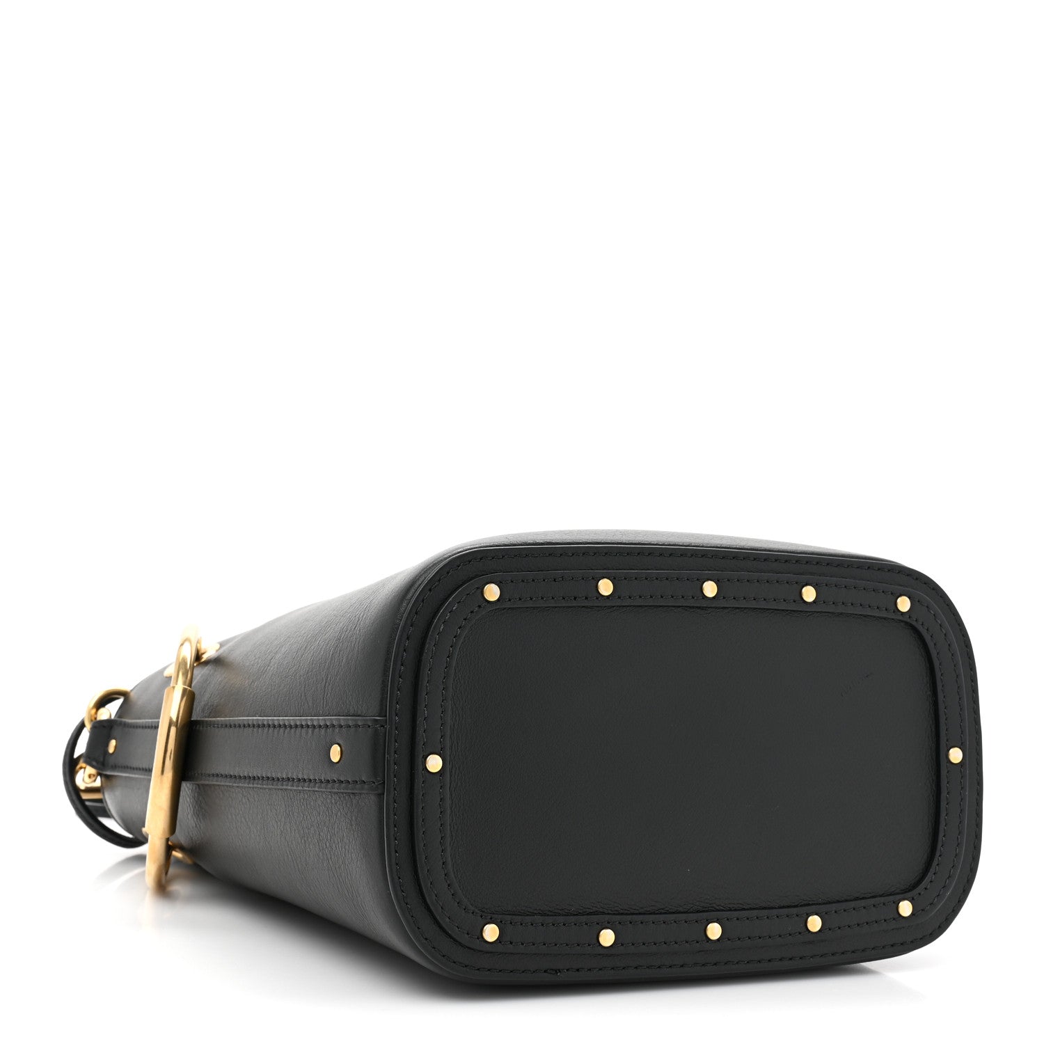 Chloe Smooth Calfskin Small Roy Bucket Bag Black 4 of 11