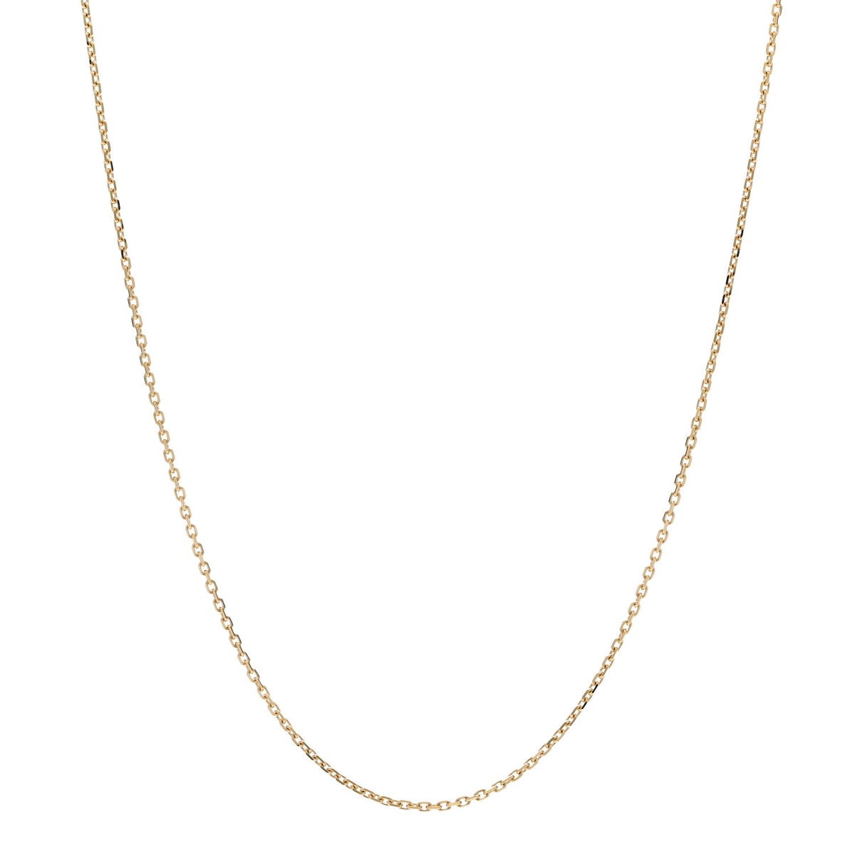 Van Cleef & Arpels 18K Yellow Gold Trace Chain Necklace 1 of 5