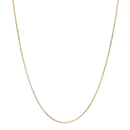 Van Cleef & Arpels 18K Yellow Gold Trace Chain Necklace 1 of 5