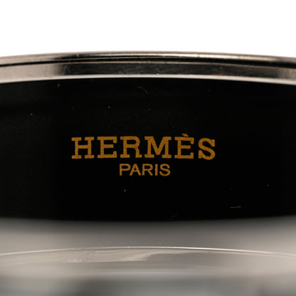 Hermes Enamel Printed Confettis D'Ex Libris Wide Bracelet 65 Multicolor 4 of 6