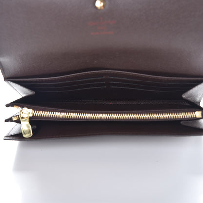 Louis Vuitton Damier Ebene Sarah Wallet 5 of 6