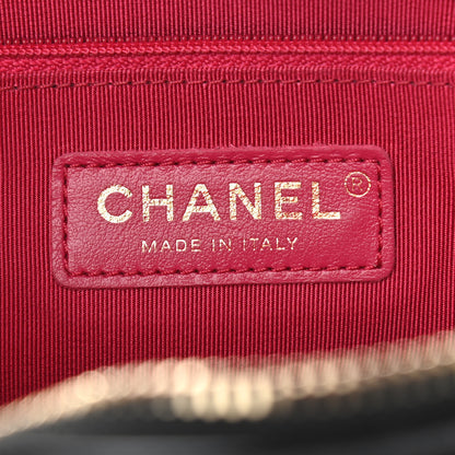 Chanel Shiny Lambskin Quilted Fashion Therapy Bowling Bag Black 8 of 10
