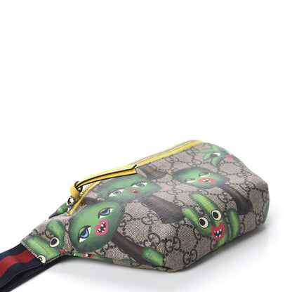 Gucci GG Supreme Monogram Smiling Plants Childrens Belt Bag Multicolor 4 of 10