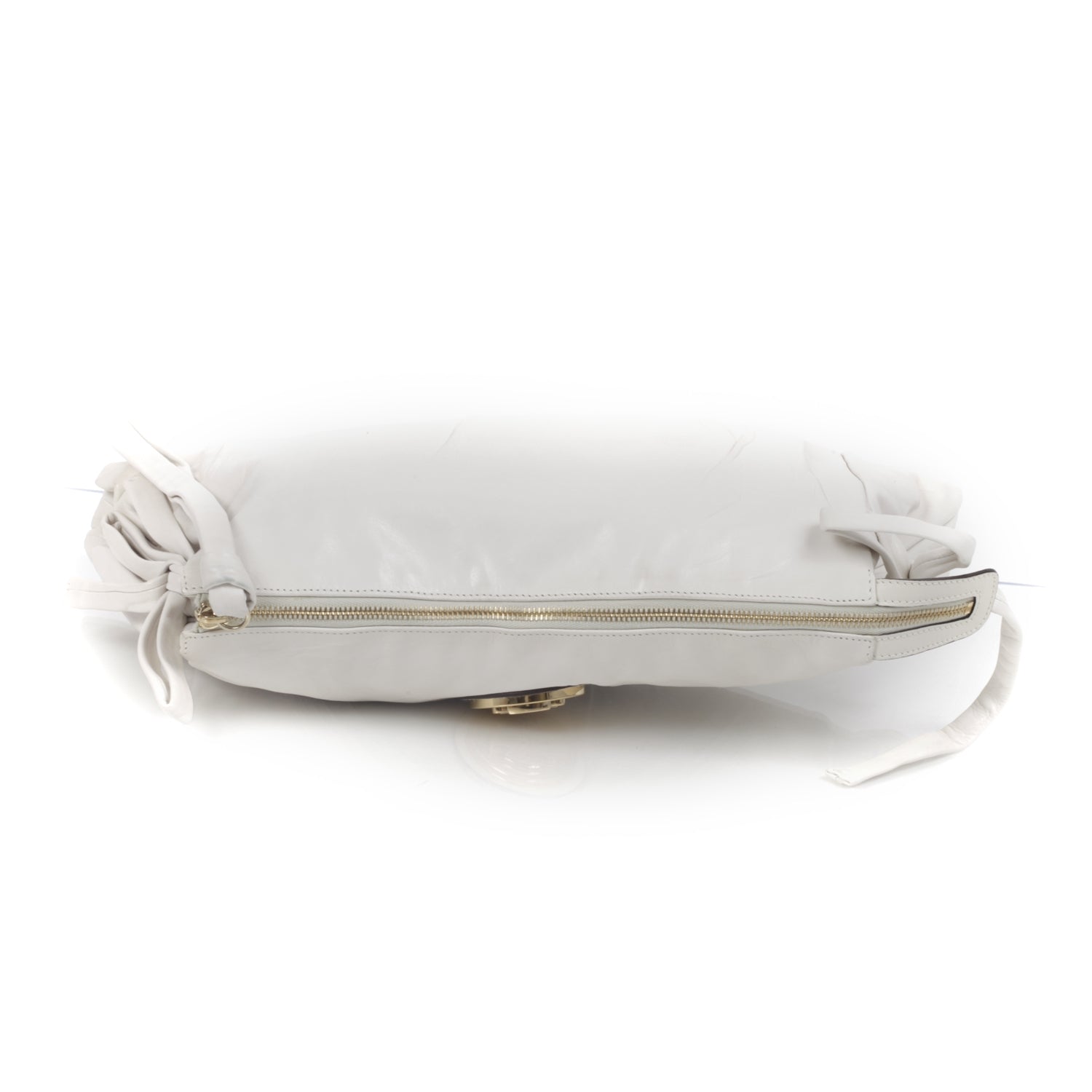 Gucci Leather Hysteria Clutch White 4 of 9