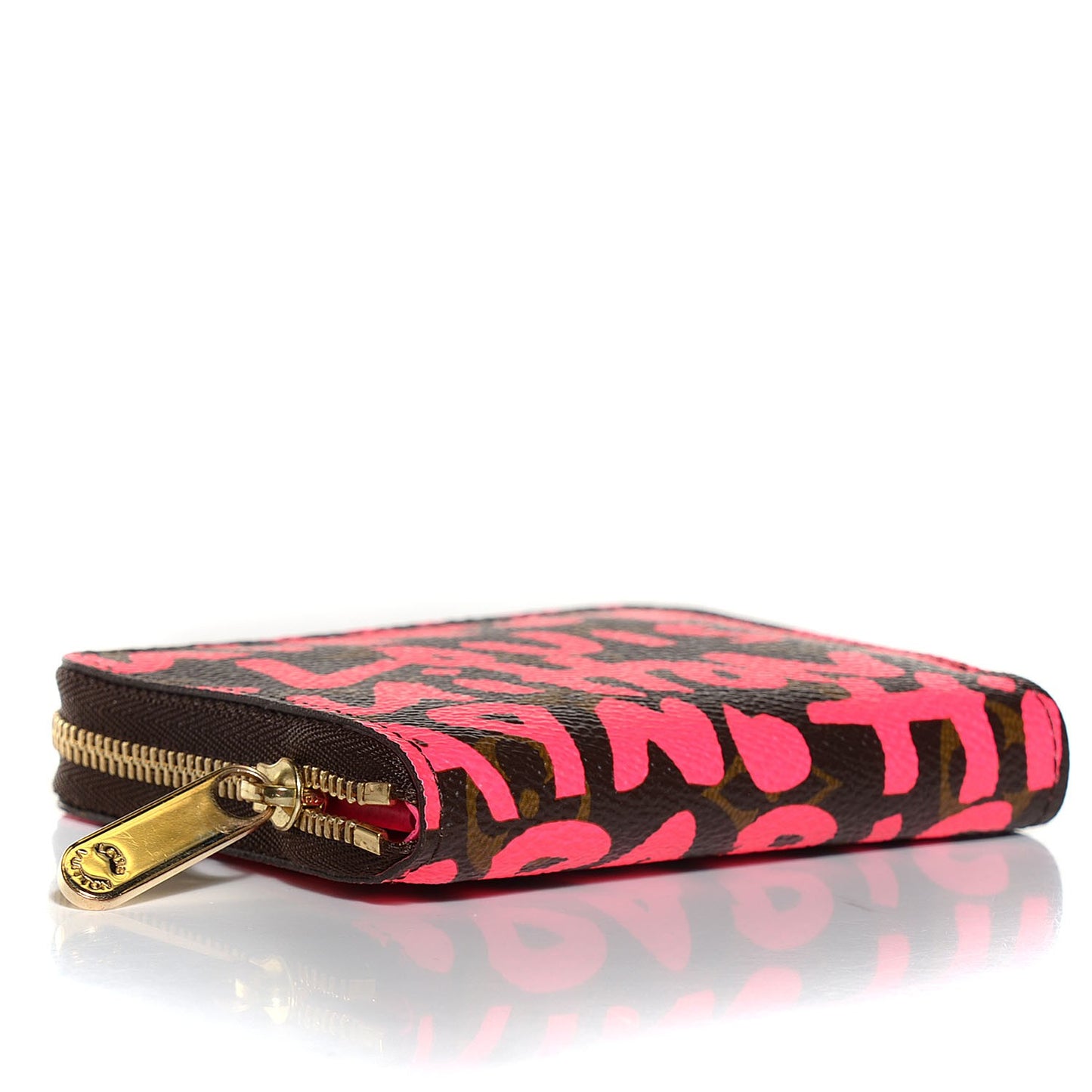 Monogram Graffiti Zippy Coin Purse Fuchsia