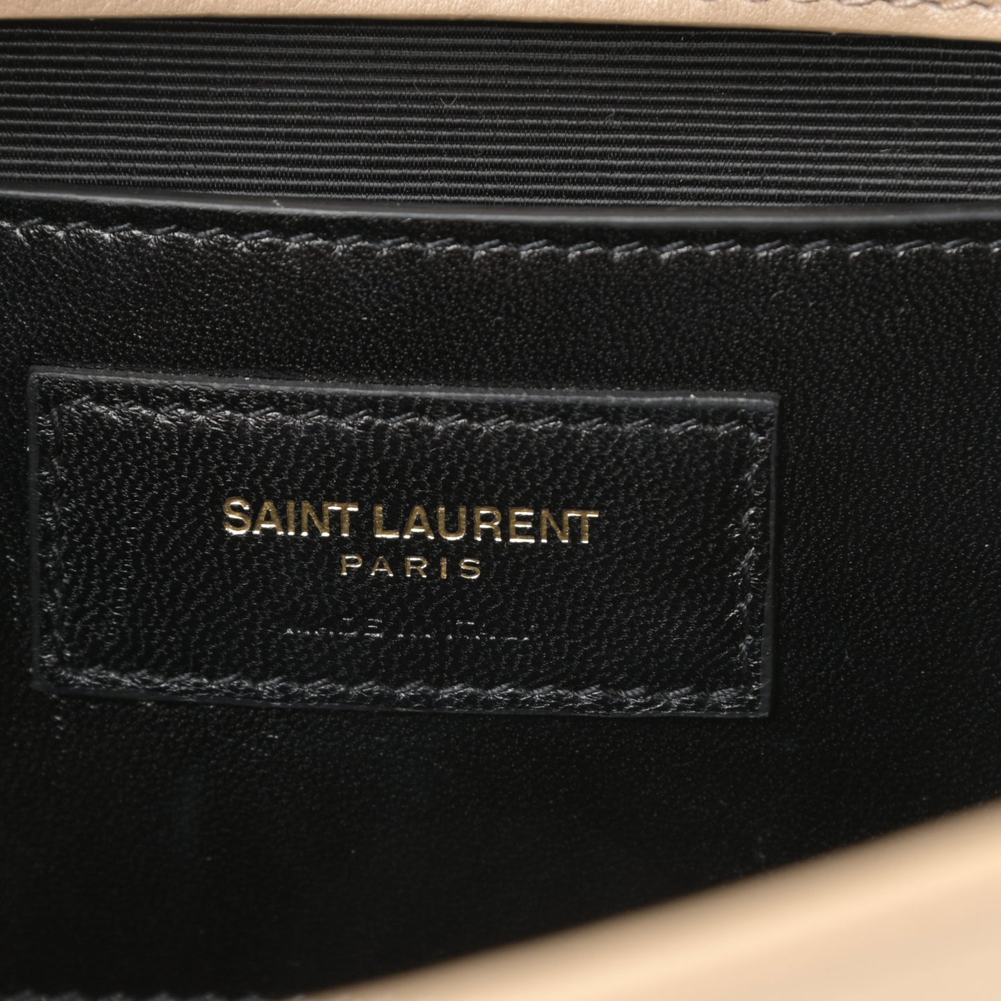 Smooth Calfskin Medium Braided Monogram Kate Satchel Nude Powder