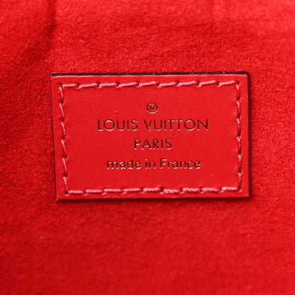 Louis Vuitton Damier Ebene Beaubourg MM Scarlet 6 of 10