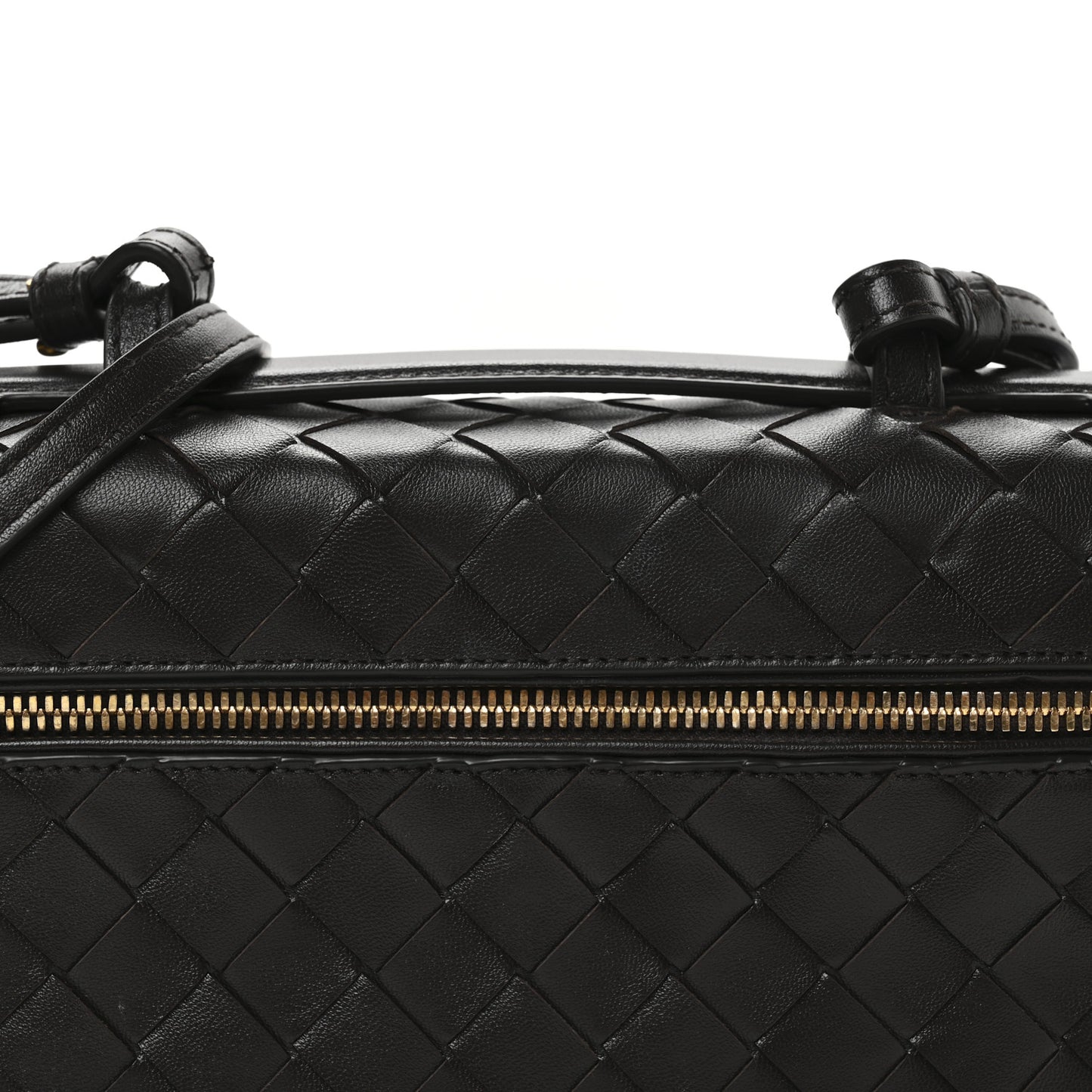 Calfskin Intrecciato Bang Bang Vanity Case Fondant