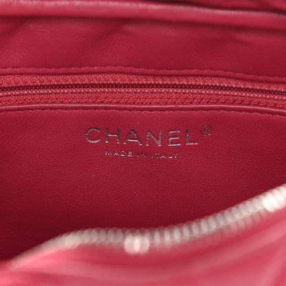 Chanel Lambskin Quilted Camera Case Pink 6 of 16
