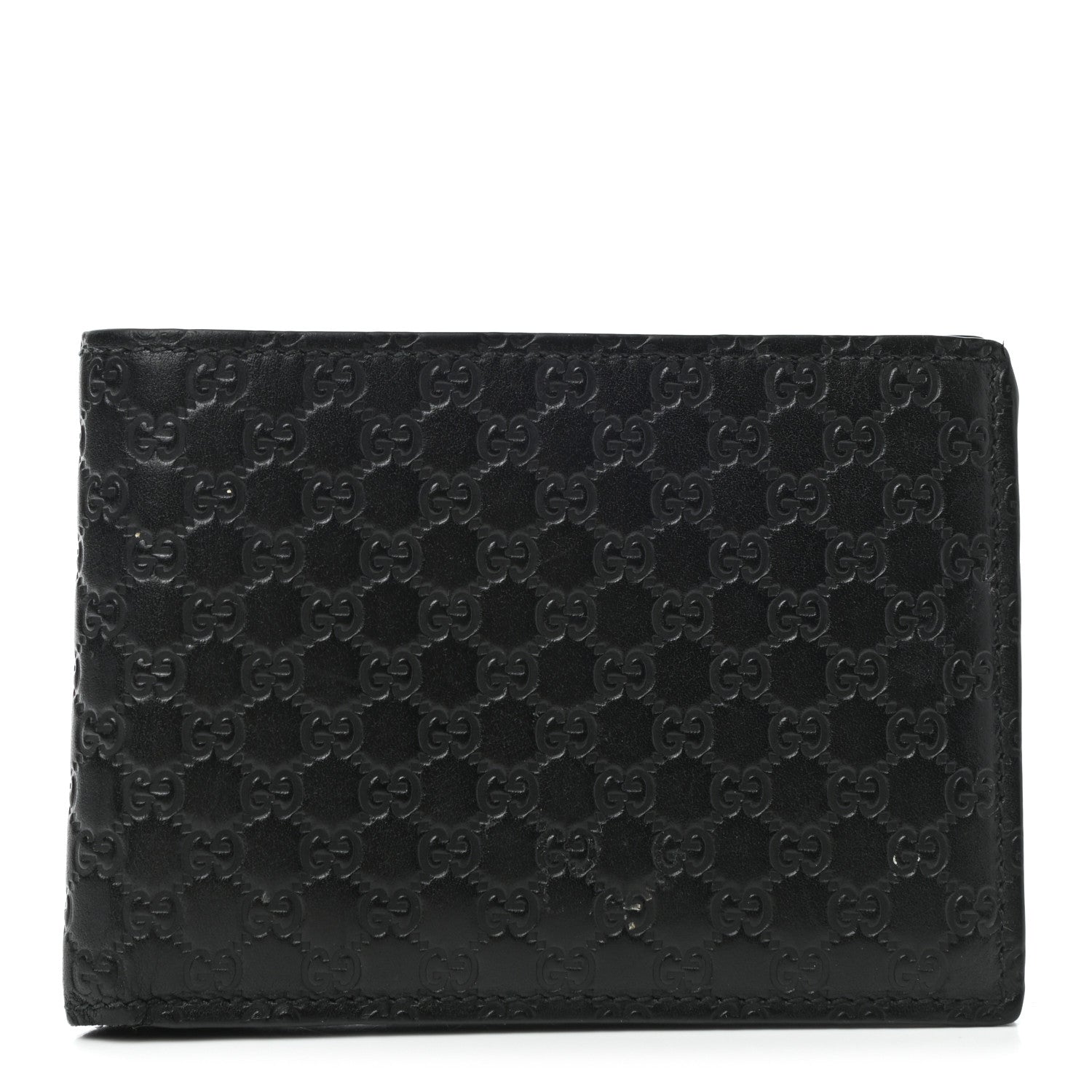 Gucci Microguccissima Bi-Fold Wallet Black 1 of 9