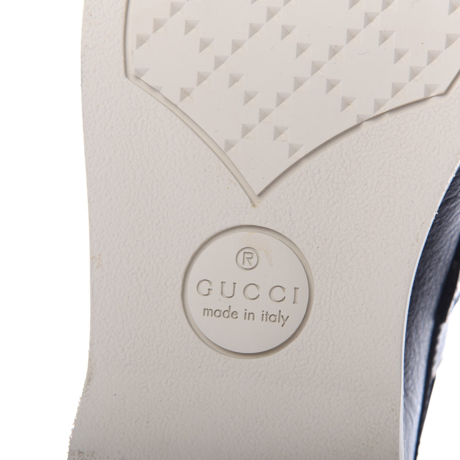 Gucci Calfskin Mens Delta Boat Loafer 10.5 Blue 7 of 9
