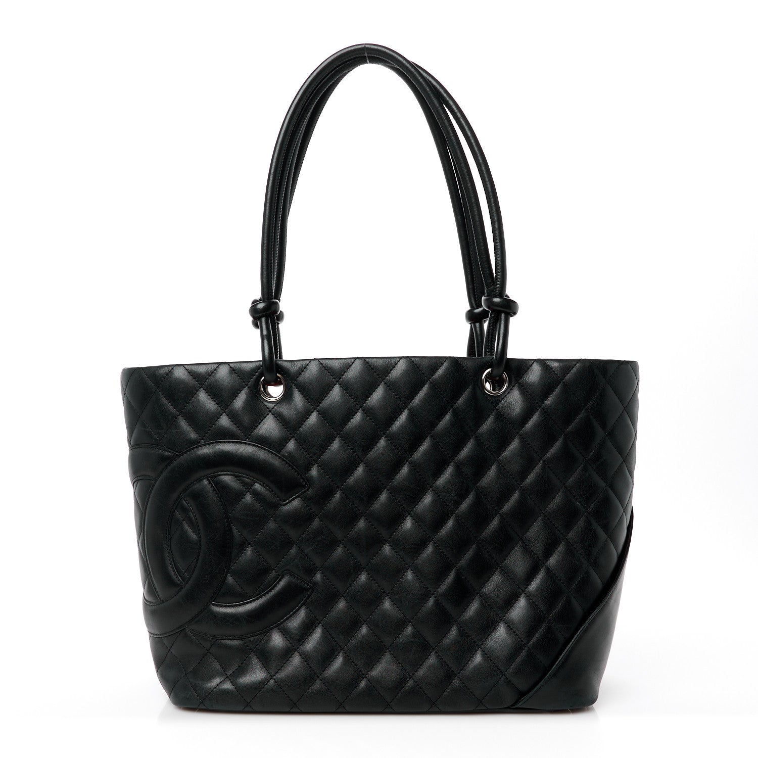 Chanel Calfskin Quilted Large Cambon Tote Black 1 of 12