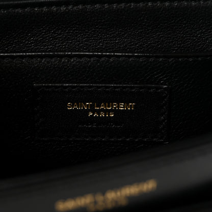 Saint Laurent Smooth Calfskin Small Solferino Satchel Black 6 of 12