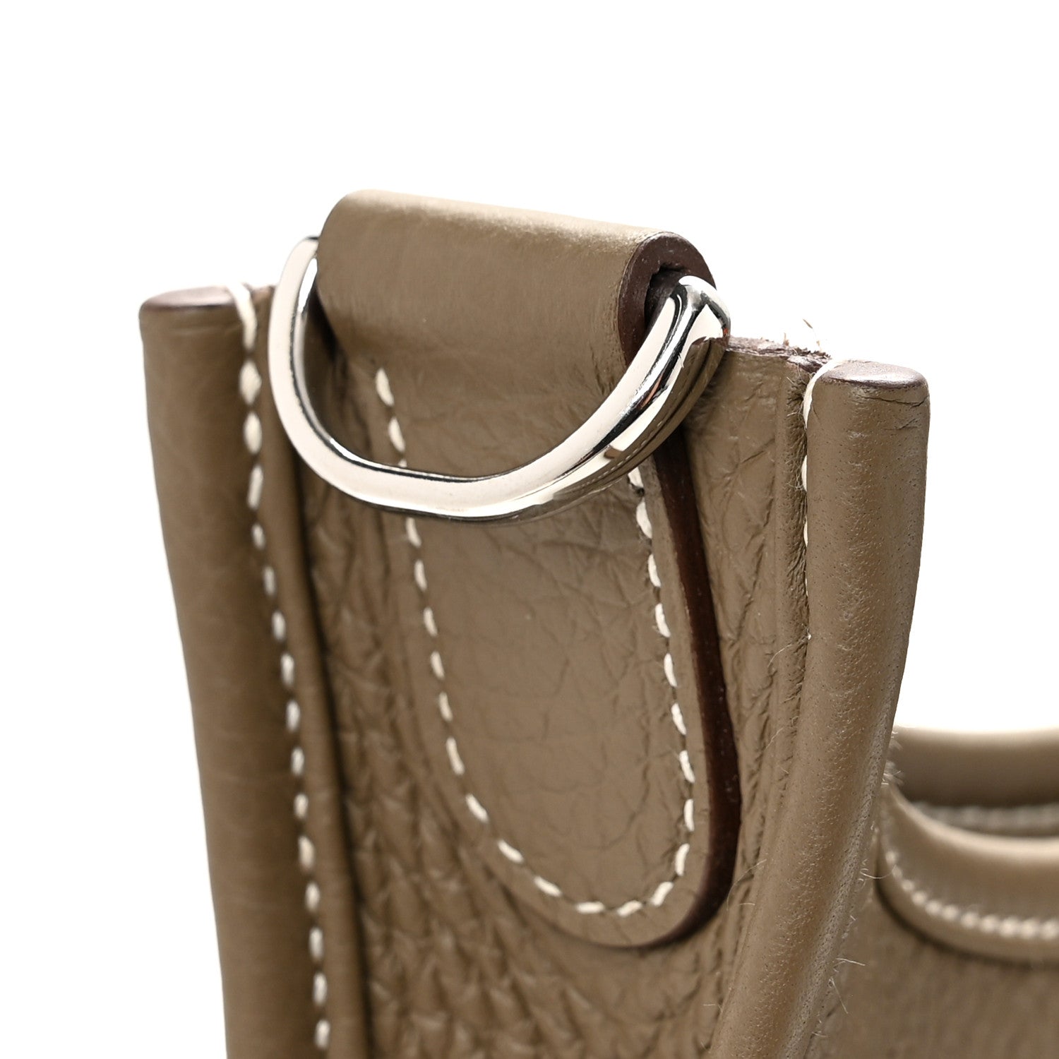 Hermes Taurillon Clemence Evelyne III PM Etoupe 11 of 13