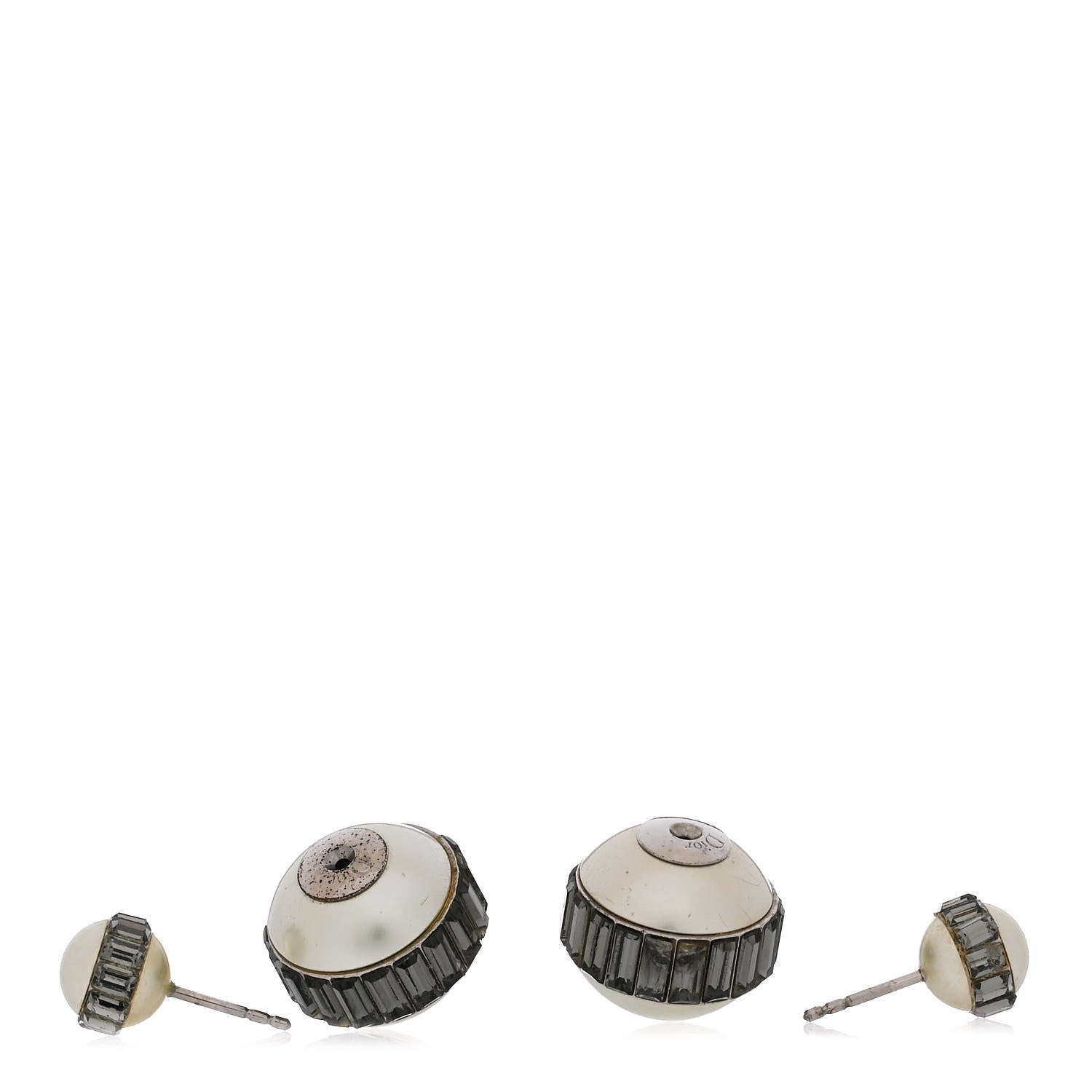 Christian Dior Pearl Mise En Dior Tribal Earrings 3 of 9