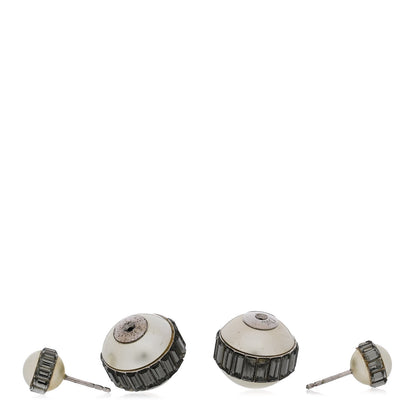 Christian Dior Pearl Mise En Dior Tribal Earrings 3 of 9