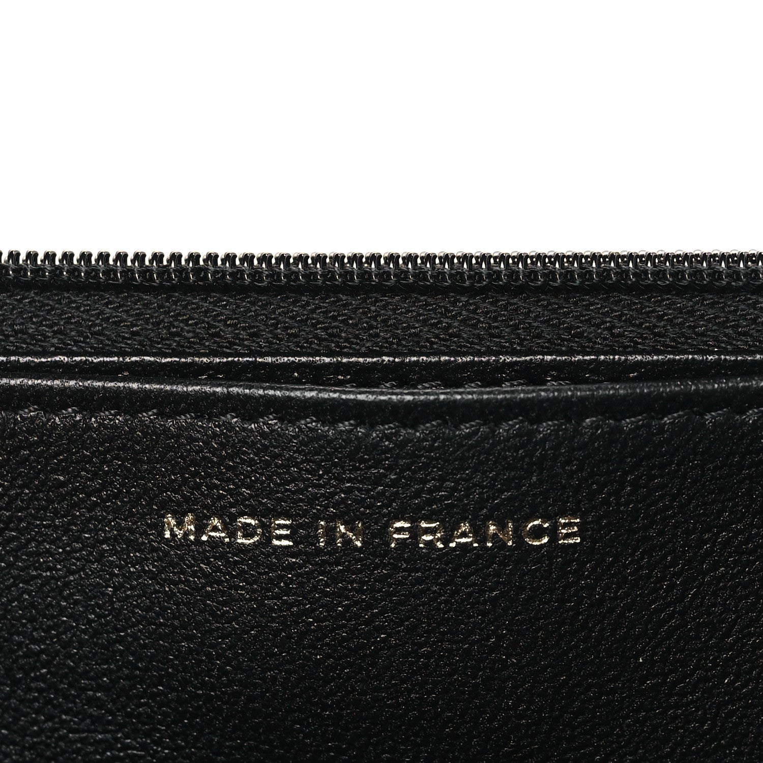 Chanel Lambskin Metal Quilted Wallet On Chain WOC Black 7 of 11
