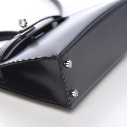 Hermes Box Mini Kelly Sellier 20 Black 31 of 35
