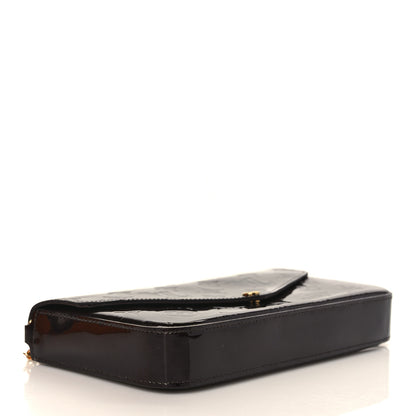 Louis Vuitton Vernis Pochette Felicie Chain Wallet Amarante 5 of 11