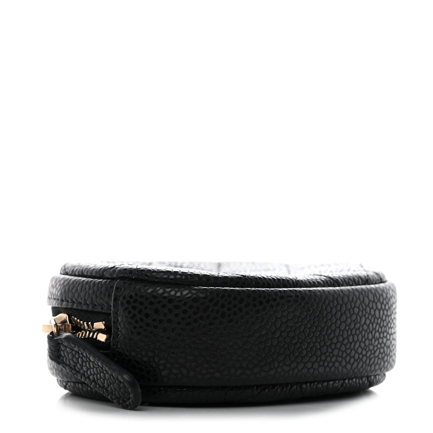 Chanel Caviar Quilted Zip Around Classic Coin Purse Black 4 of 8