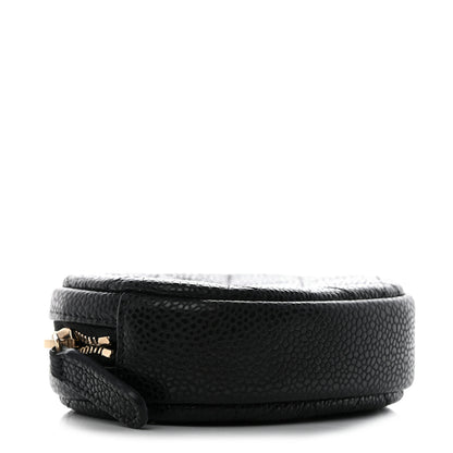 Chanel Caviar Quilted Zip Around Classic Coin Purse Black 4 of 8