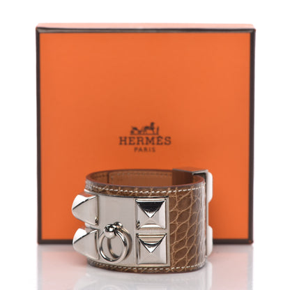 Hermes Matte Alligator Collier De Chien CDC Bracelet S Ficelle 6 of 6