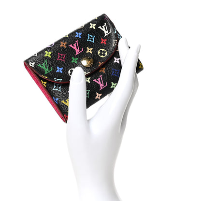Louis Vuitton Monogram Multicolor Business Card Holder Black Grenade 2 of 8