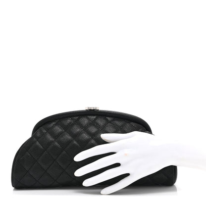 Chanel Caviar Quilted Timeless Clutch Black 2 of 10