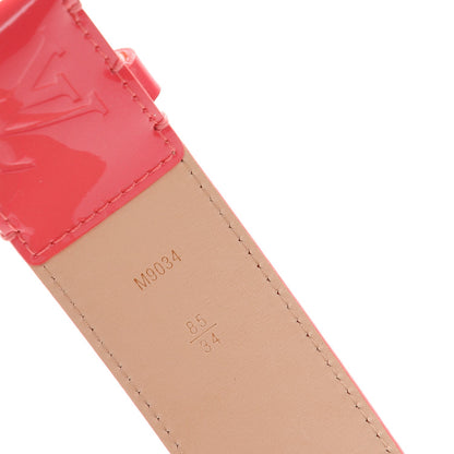 Louis Vuitton Vernis Belt 85 34 Rose Litchi 4 of 8