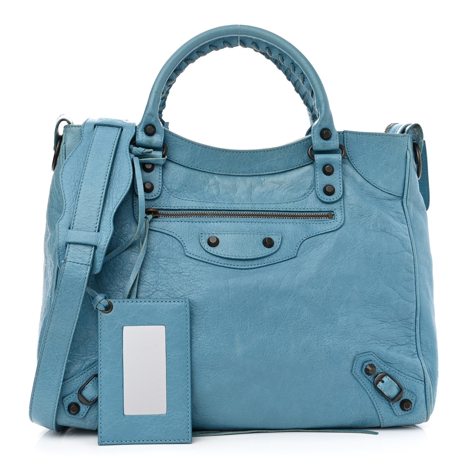 Balenciaga Agneau Classic Hardware Velo Bleu Indigo 1 of 14